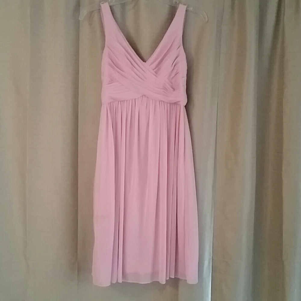 David's Bridal Pink Dress
